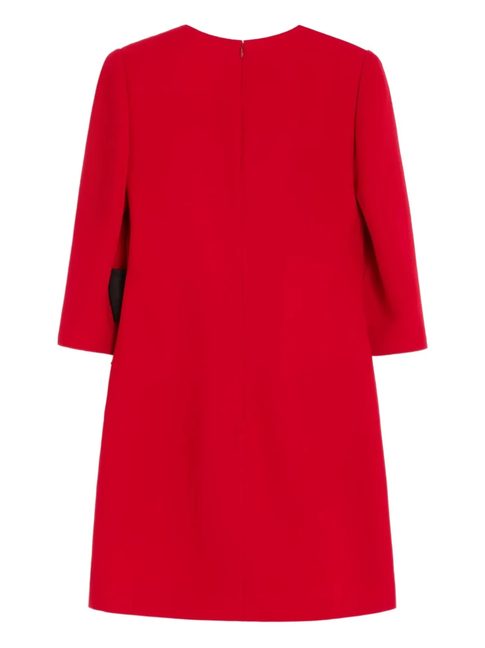 Valentino Garavani Zijden midi-jurk met strikdetail - Rood