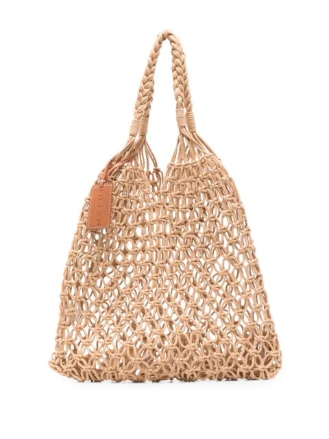 ME FUI braided-handle tote bag
