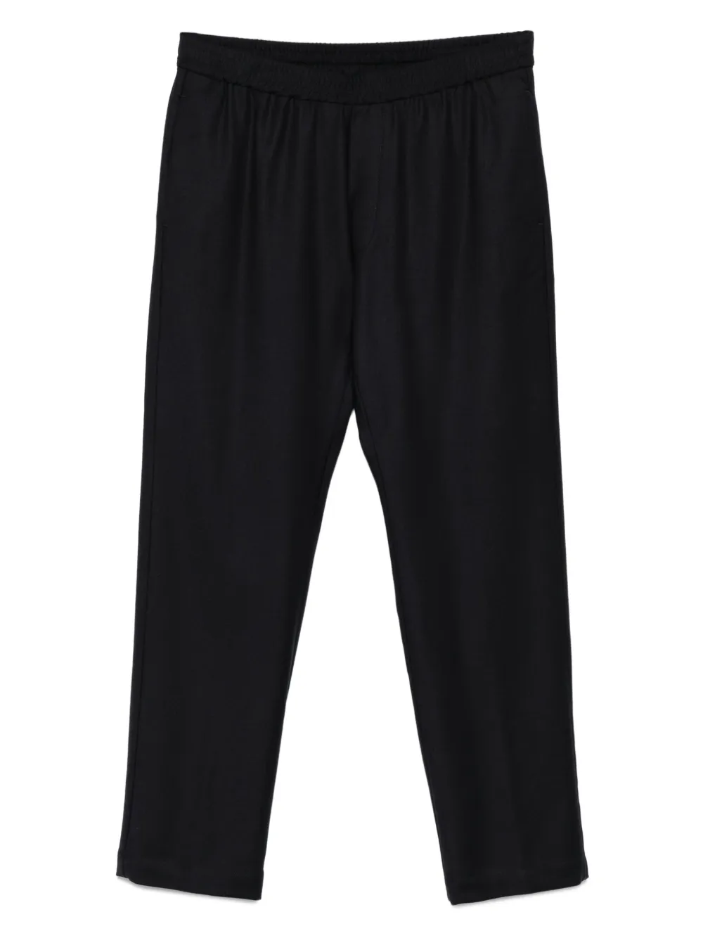 Barena Wollen broek met elastische taille Blauw