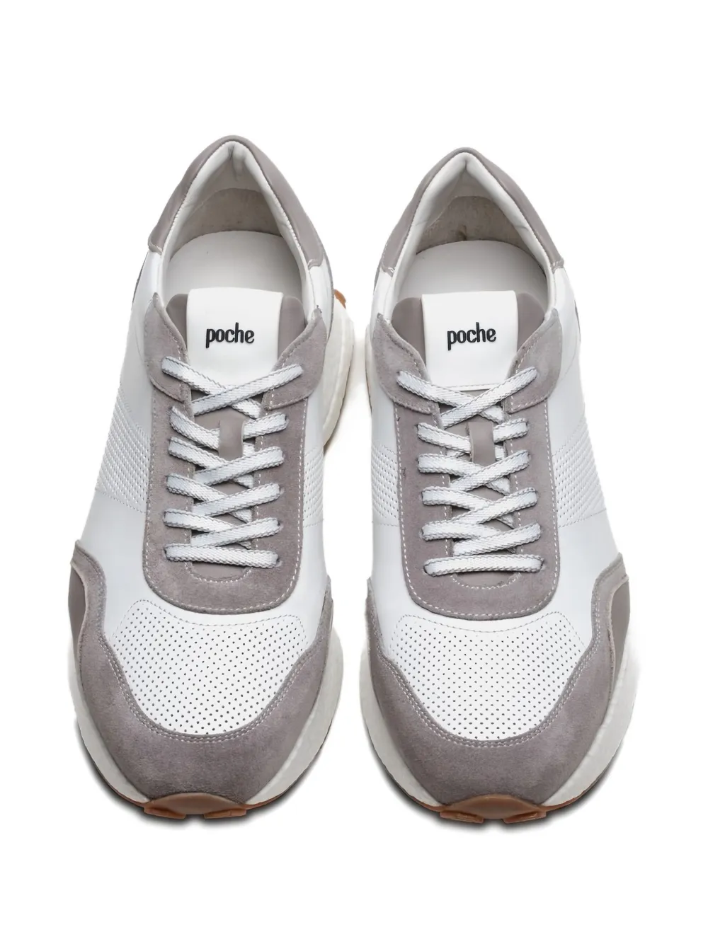 Poche Paris Isaac2 perforated-leather sneakers White