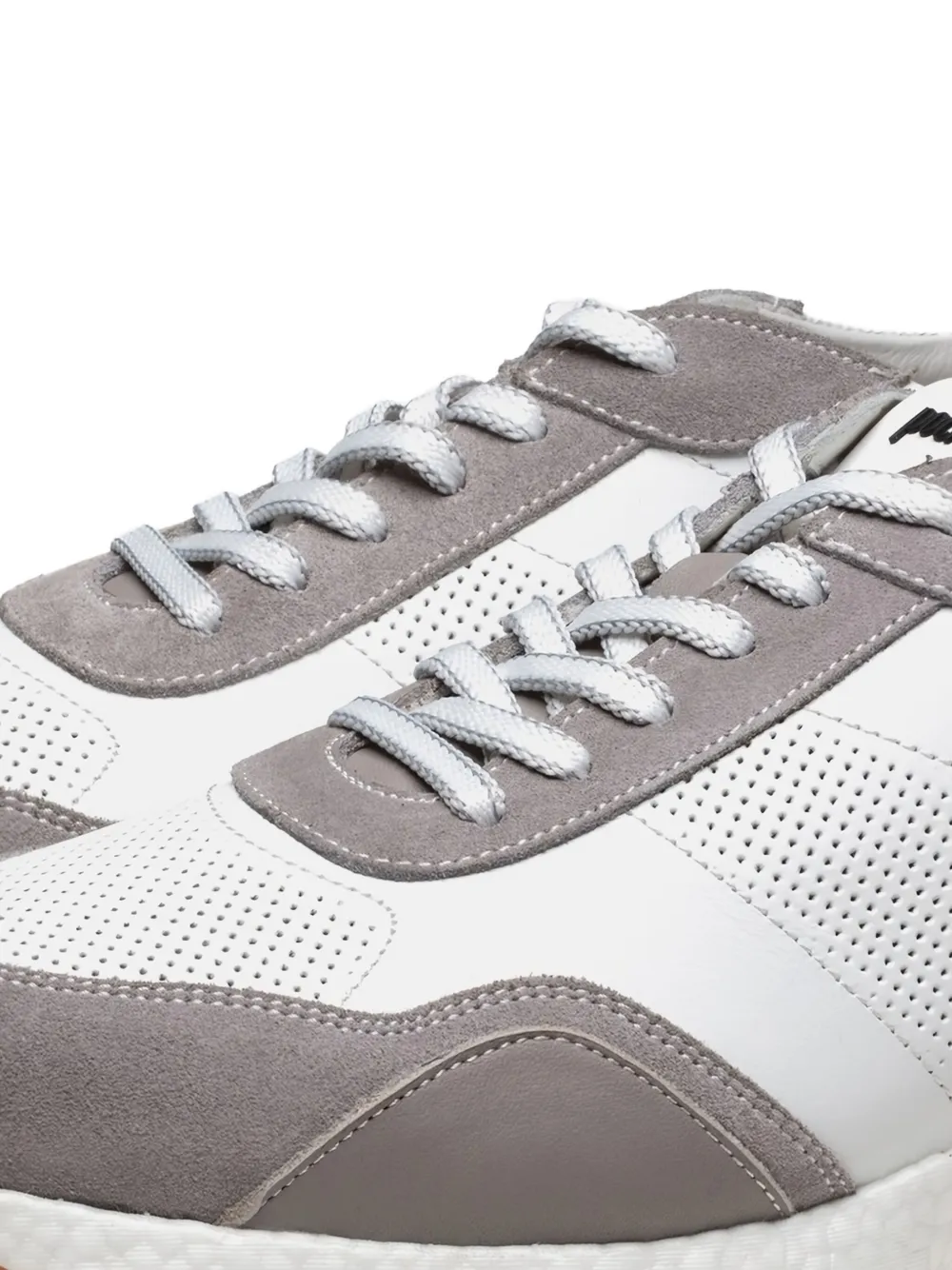 Poche Paris Isaac2 perforated-leather sneakers White