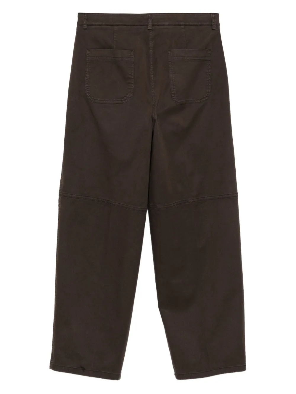 Seventy Broek met toelopende pijpen Bruin