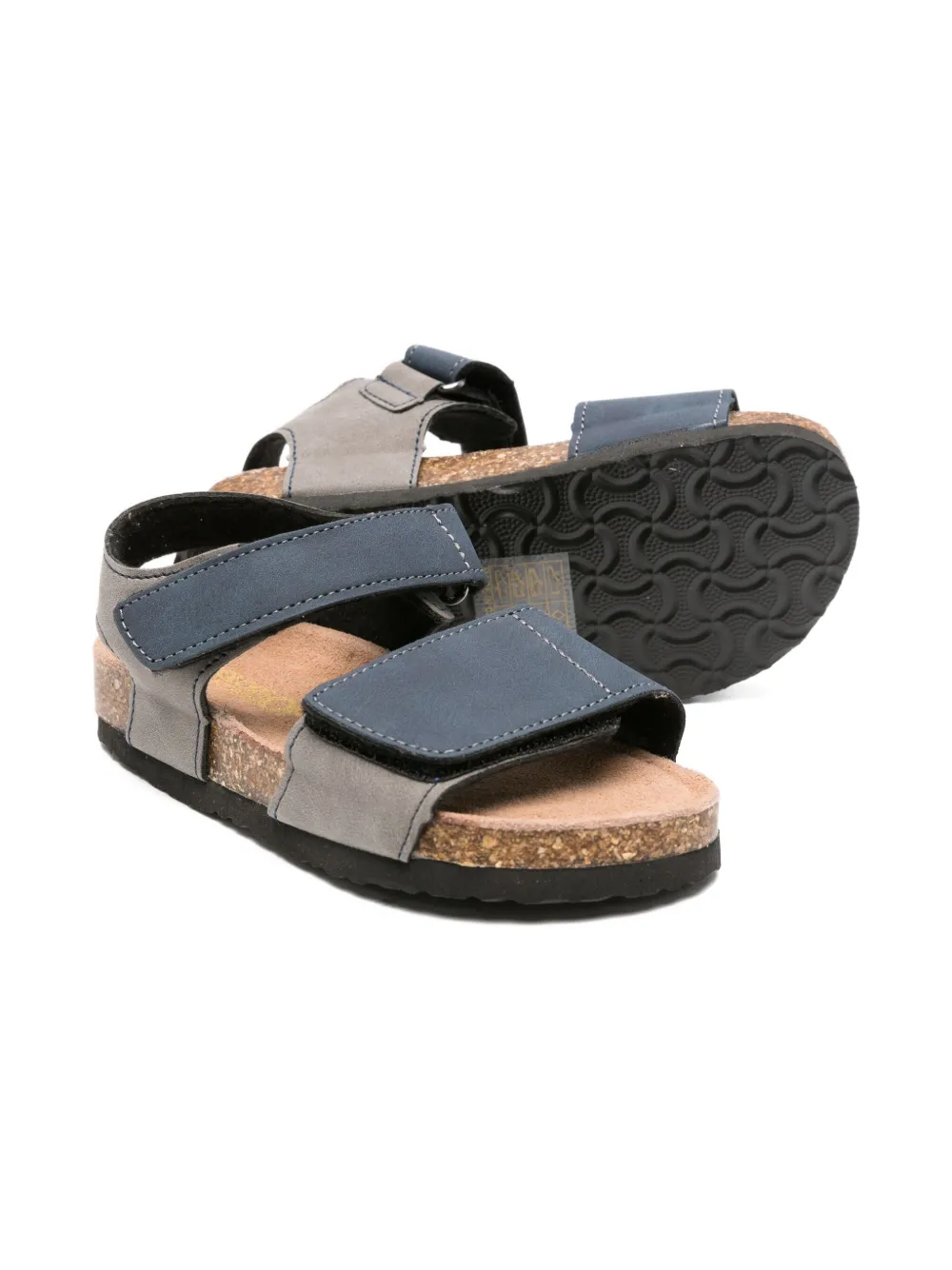 Colors Of California Kids double-strap cork sandals Blue