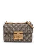 Gucci Pre-Owned 2016-2025 Small GG Supreme Bee Padlock crossbody bag - Brown