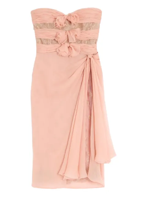 Valentino Garavani lace-embellishment midi dress