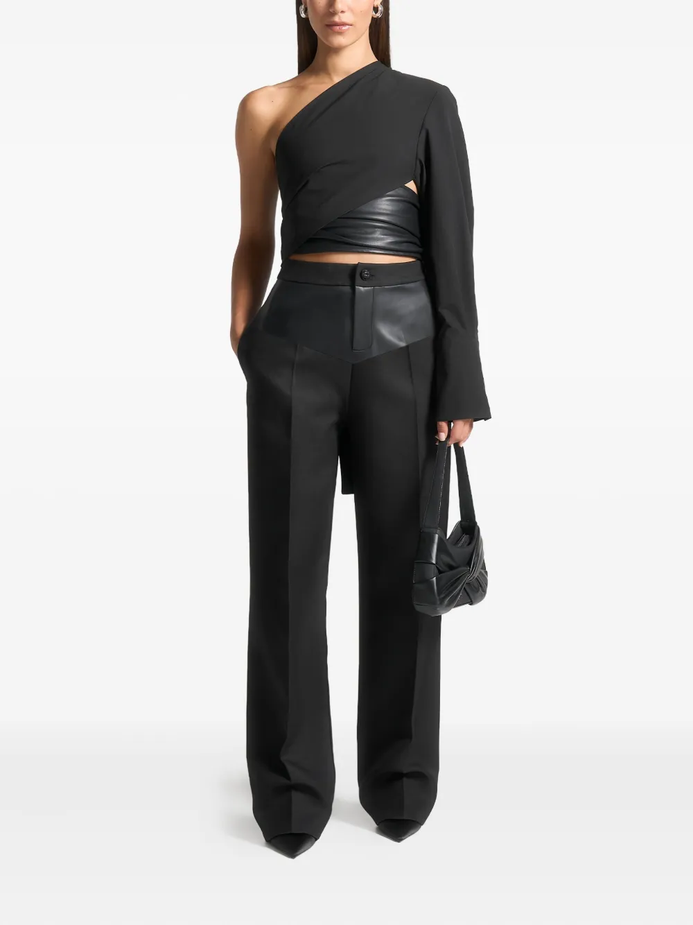 Manière De Voir Blanche trousers - Zwart
