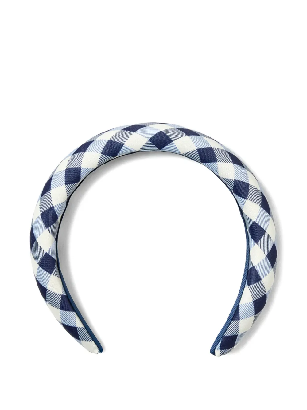 Self-Portrait Kids Haarband met gingham ruit Blauw