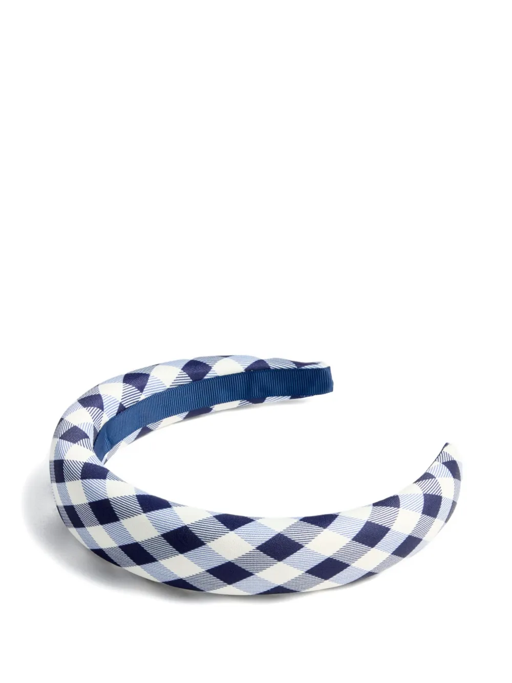 Self-Portrait Kids Haarband met gingham ruit Blauw