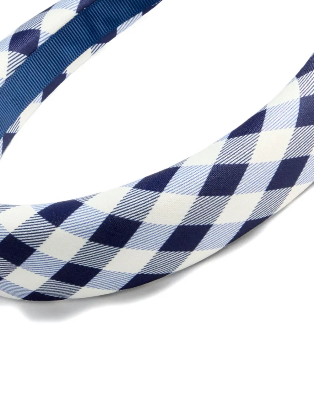 Self-Portrait Kids Haarband met gingham ruit Blauw