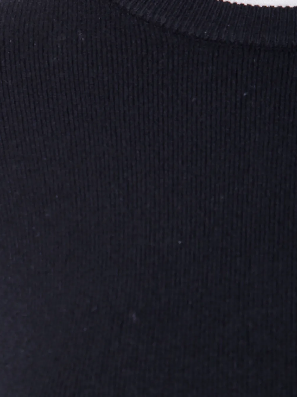 extreme cashmere Kasjmier trui met ronde alsh Zwart