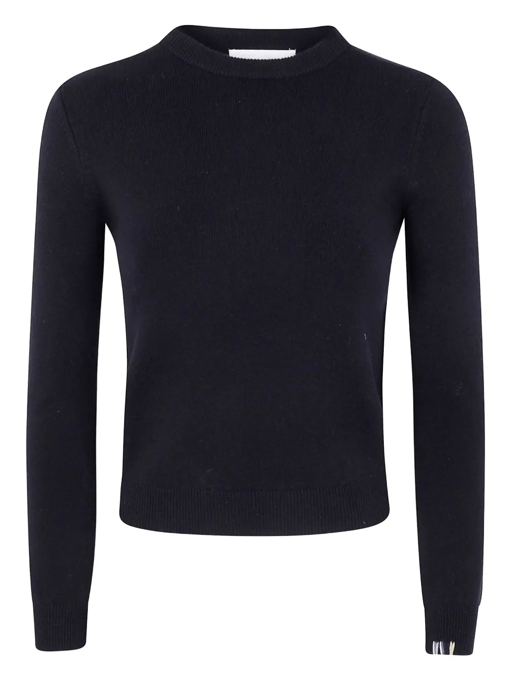 Extreme cashmere Kasjmier trui met ronde alsh Zwart
