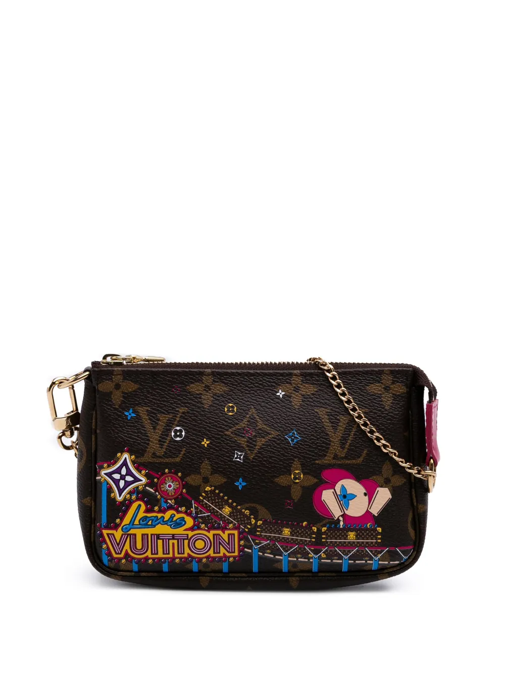 Louis Vuitton Pre-Owned 2020 Monogram Vivienne Christmas Roller Louis Vuitton Pre-Owned 2020 Monogram Vivienne Christmas Roller