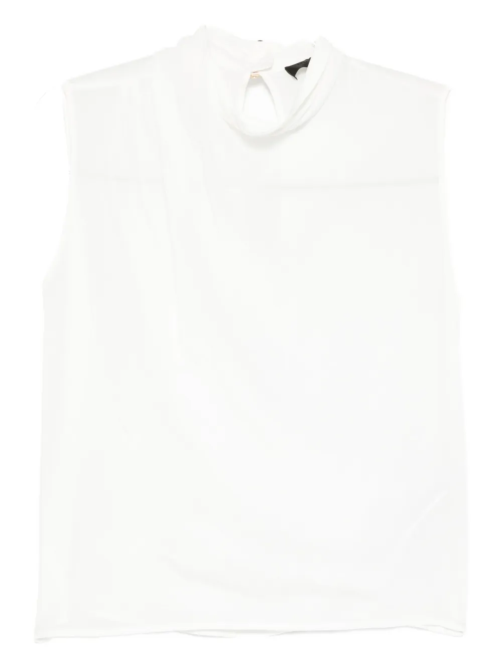 LIU JO keyhole-neck sleeveless top Wit