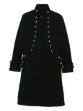 Dolce & Gabbana Pre-Owned 1990s button-detailing wool-blend coat - Black
