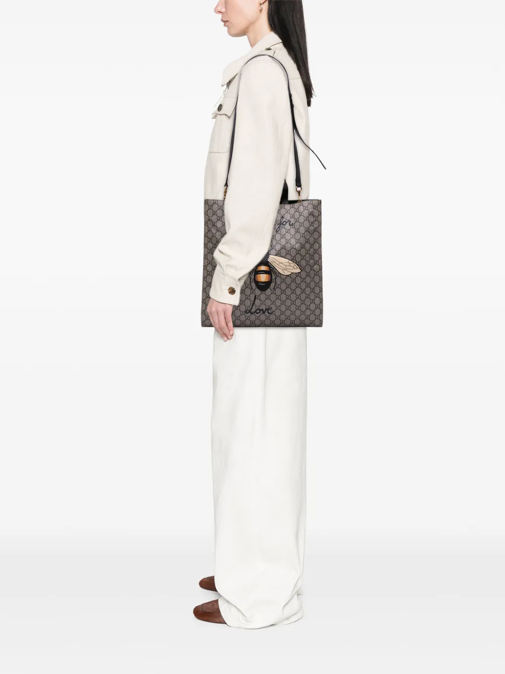 Gucci Pre-Owned 2016-2025 GG Supreme Blind For Love satchel | Pre-Owned | Image 2