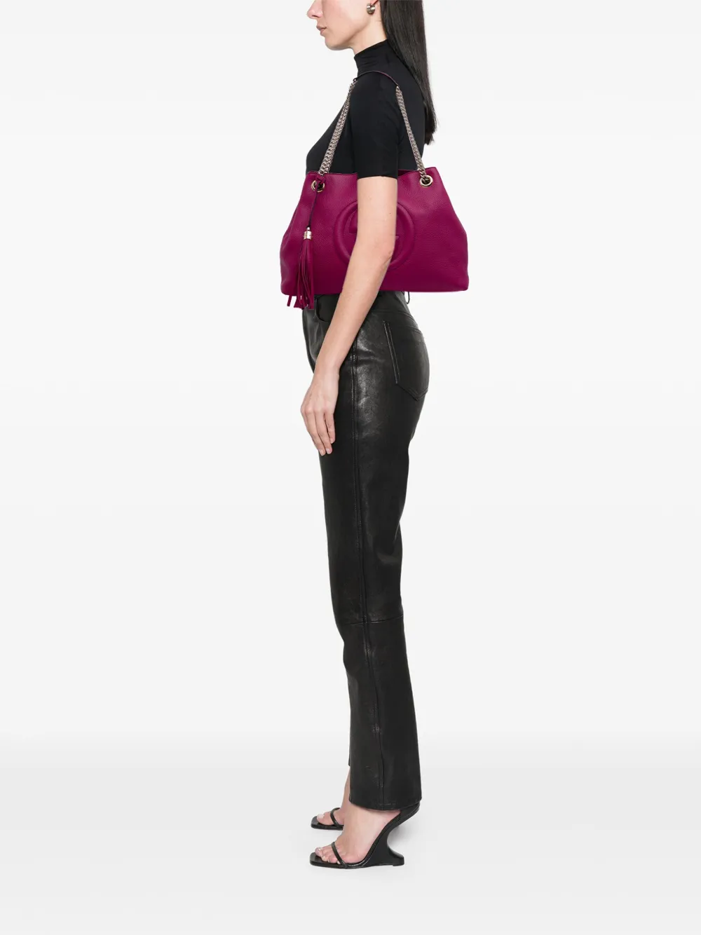 Gucci Pre-Owned 2016-2025 Medium Leather Soho Chain tote bag | Pre-Owned | Image 2