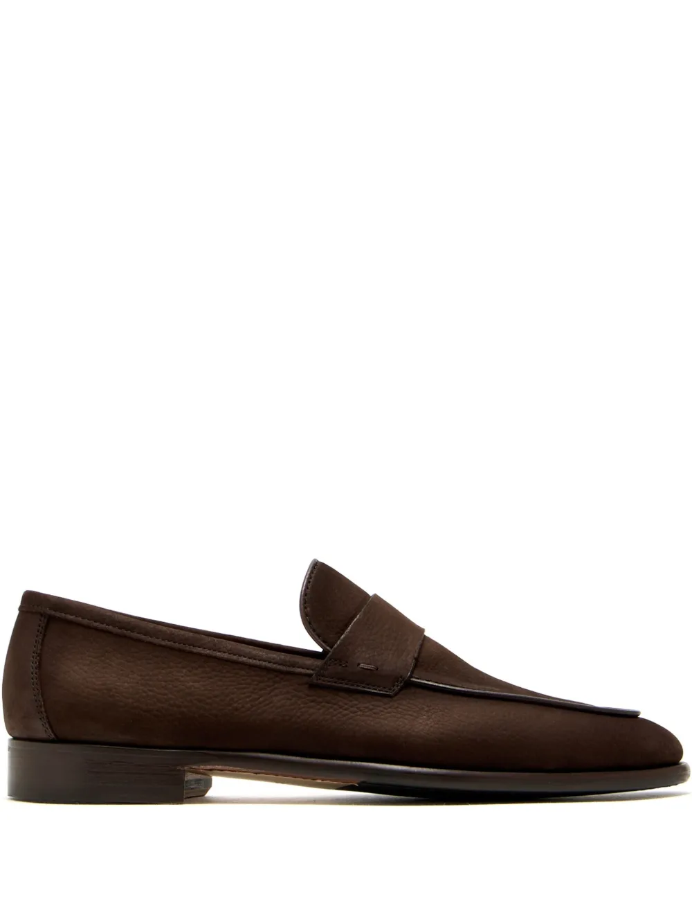 Magnanni penny leather loafers Brown