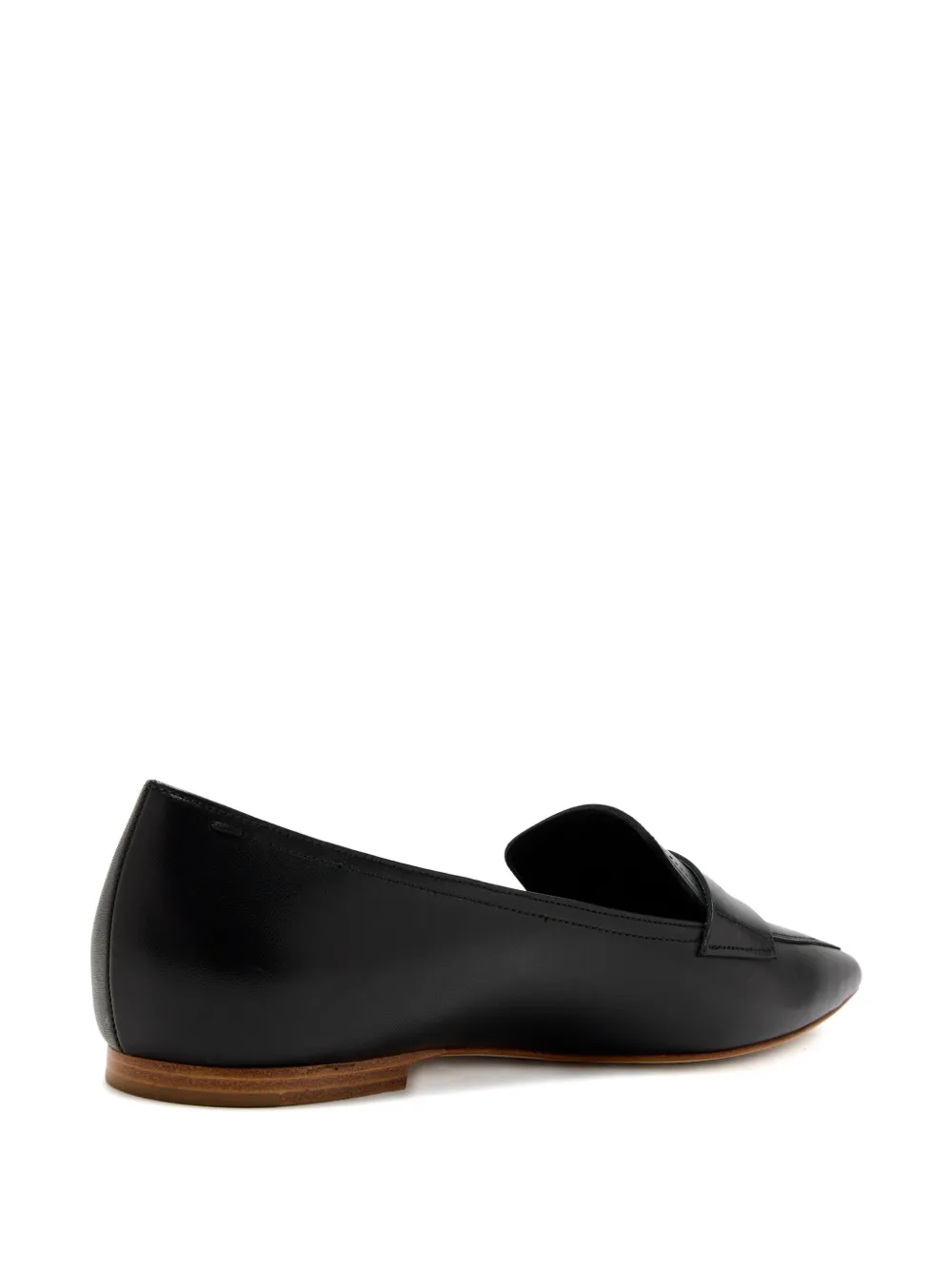 Magnanni pointed-toe penny loafers Black