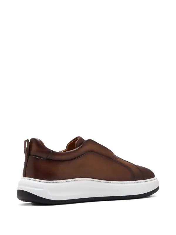 Magnanni Casaro レザースリッポンスニーカー | ブラウン | FARFETCH JP