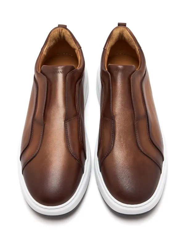 Magnanni Casaro レザースリッポンスニーカー | ブラウン | FARFETCH JP