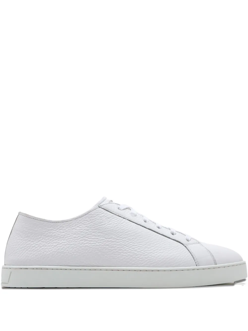 Magnanni Leather Lace-up Sneakers In White