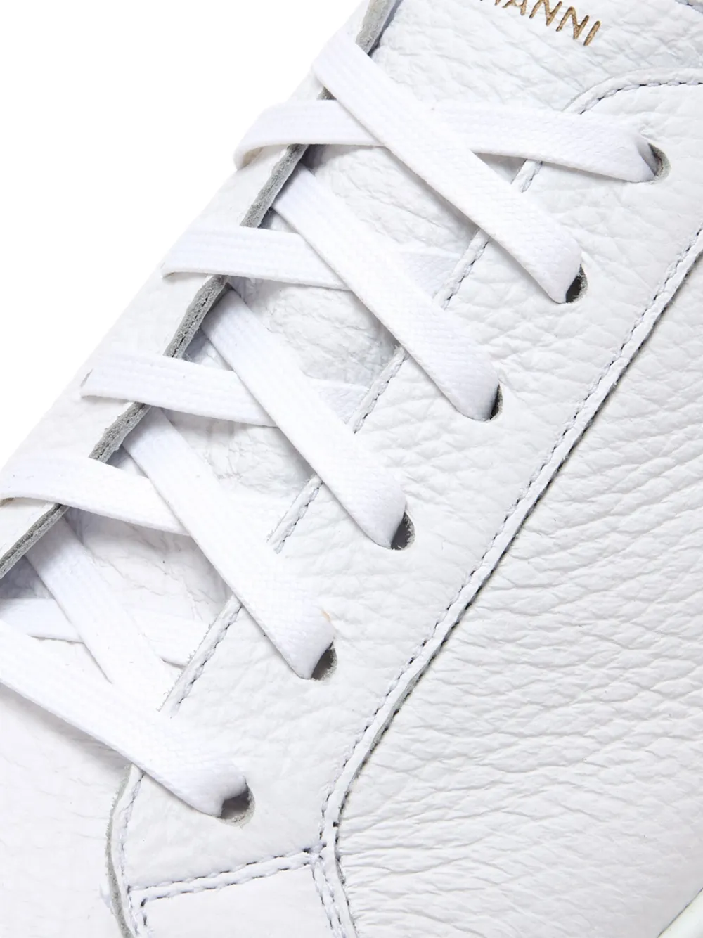 Magnanni leather lace-up sneakers White