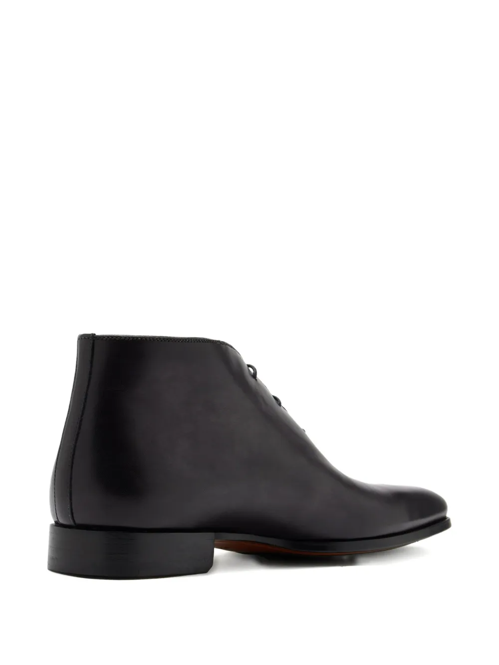 Magnanni leather lace-up derby shoes Black