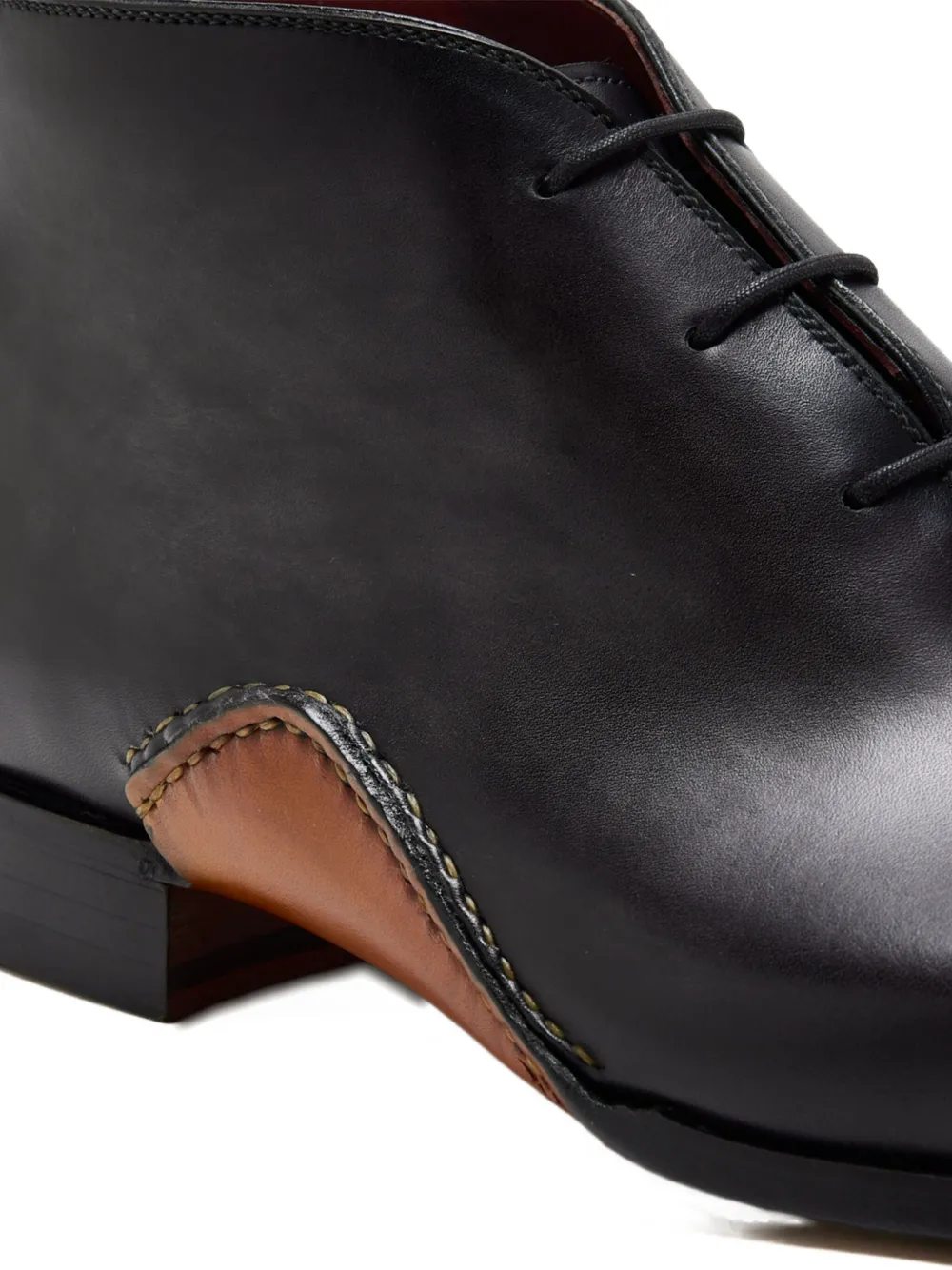 Magnanni leather lace-up derby shoes Black