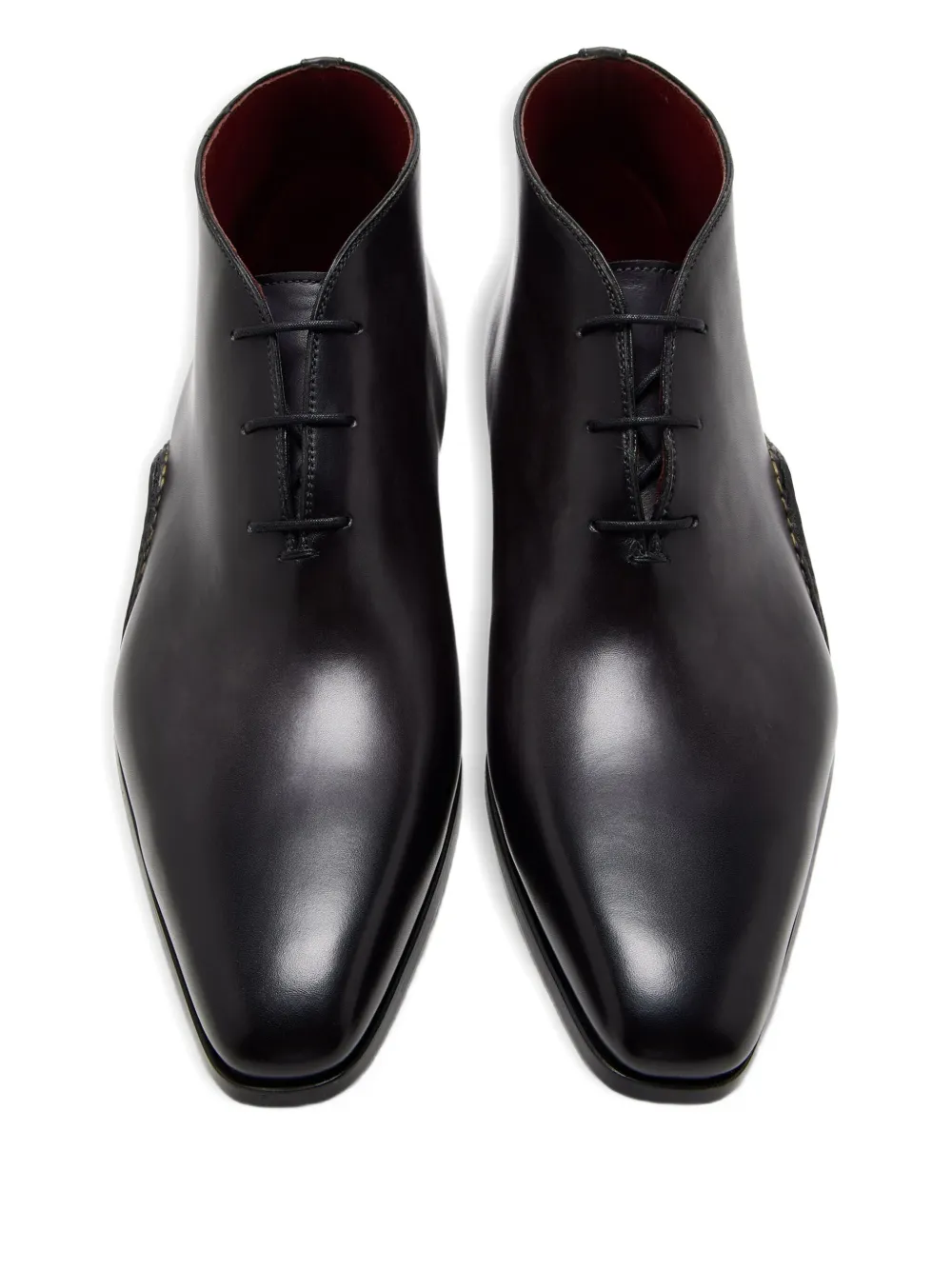 Magnanni leather lace-up derby shoes Black