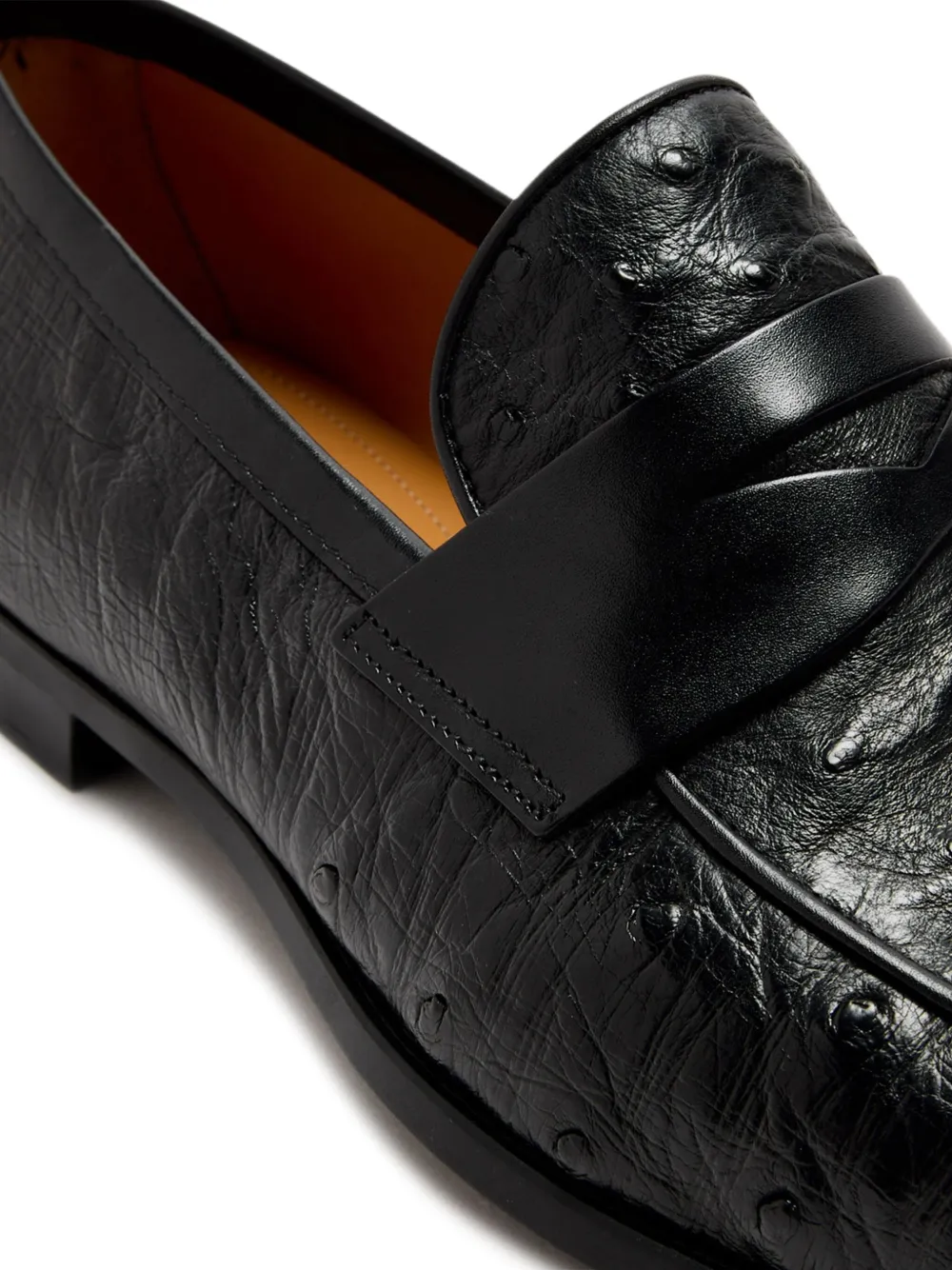 Magnanni Leren penny loafers Zwart