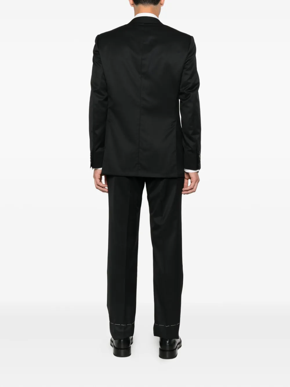 Brioni Pak met enkele rij knopen Zwart