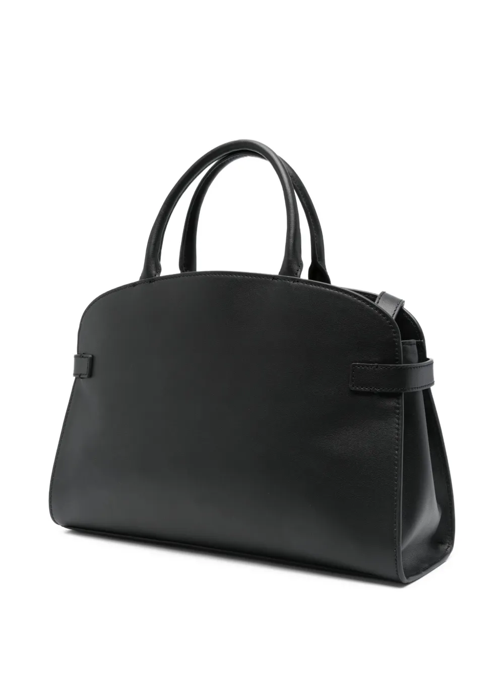 Coccinelle Sabine leren shopper met gesp Zwart