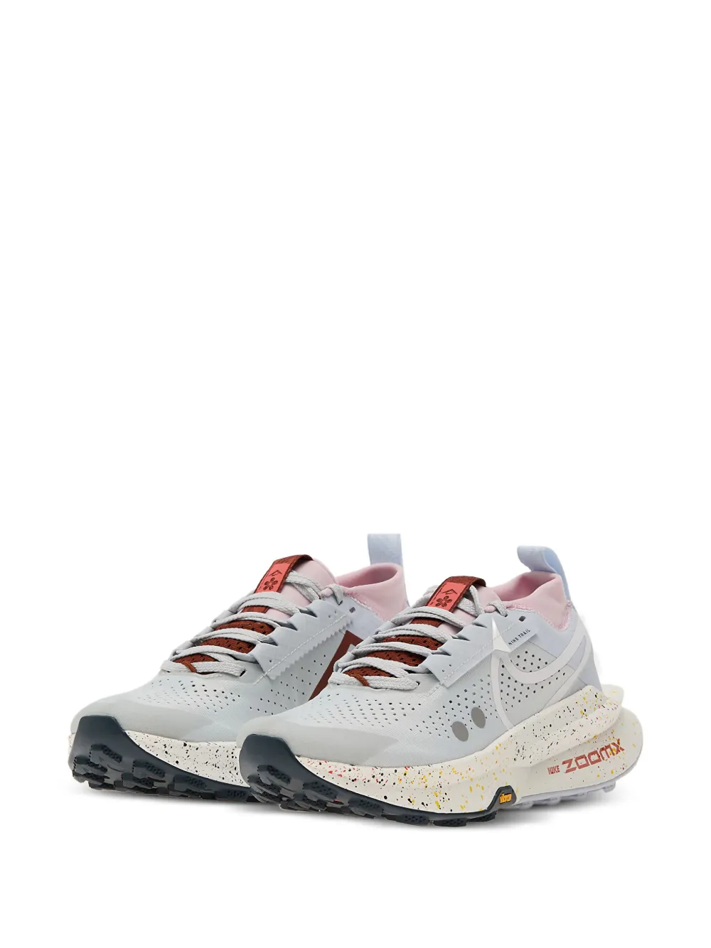 Nike Zegama 2 geperforeerde low-top sneakers - Grijs