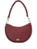 Michael Michael Kors small Kyla braided-handle crescent shoulder bag - Red