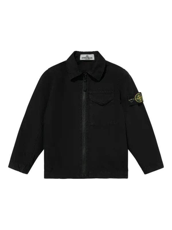 Stone Island Junior パッチポケット トップ | ブラック | FARFETCH JP