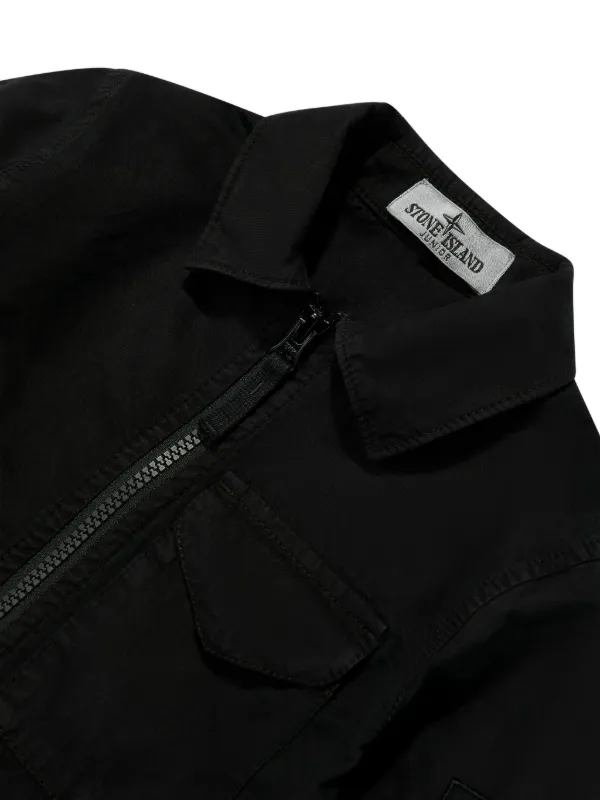 Stone Island Junior パッチポケット トップ | ブラック | FARFETCH JP