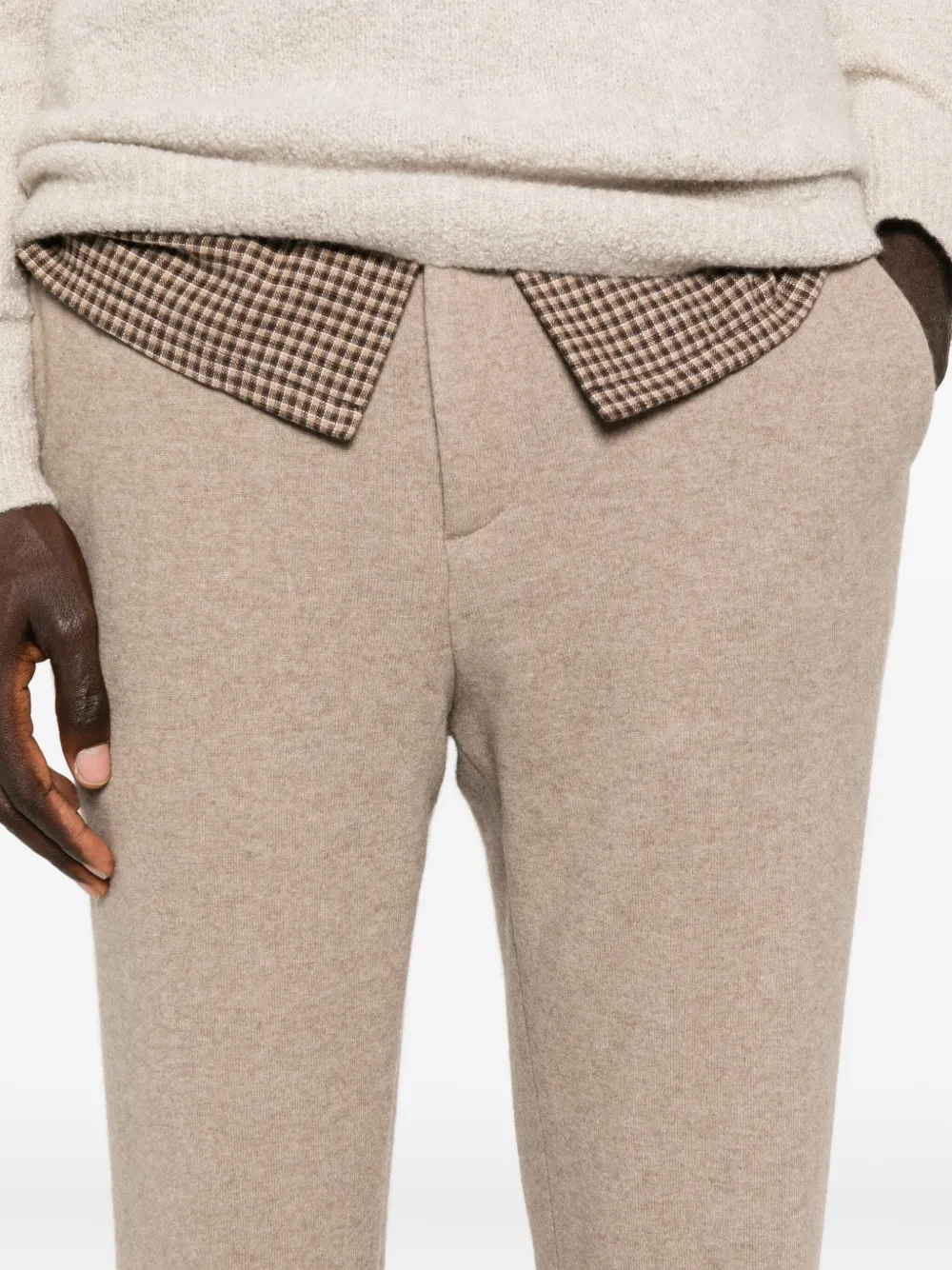 Maurizio Baldassari Straight broek Beige