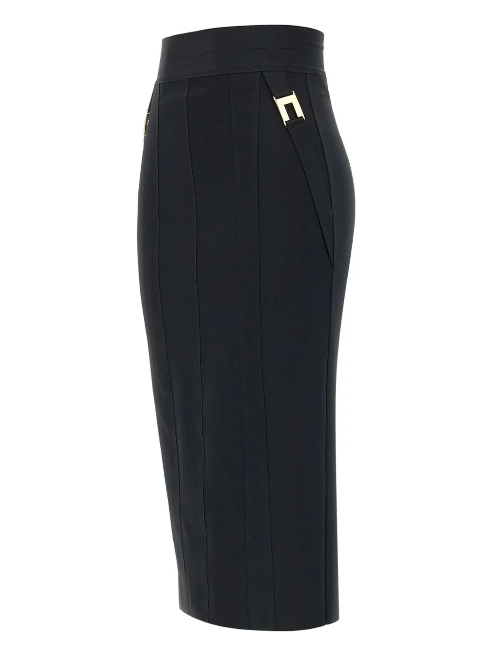 Elisabetta Franchi Events midi skirt Zwart
