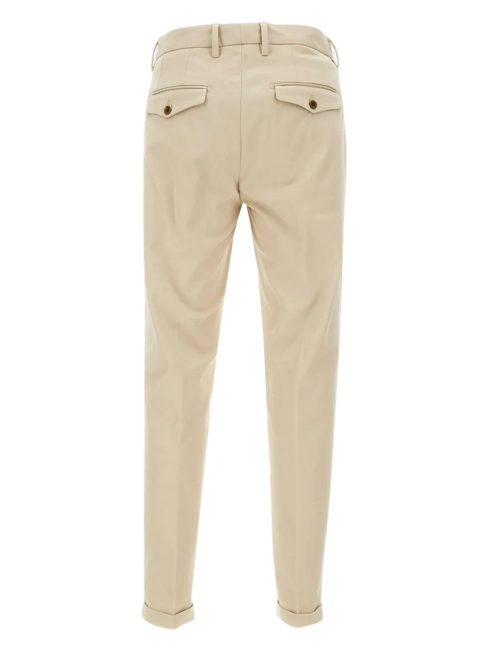 Myths Geplooide chino van katoenblend - Beige