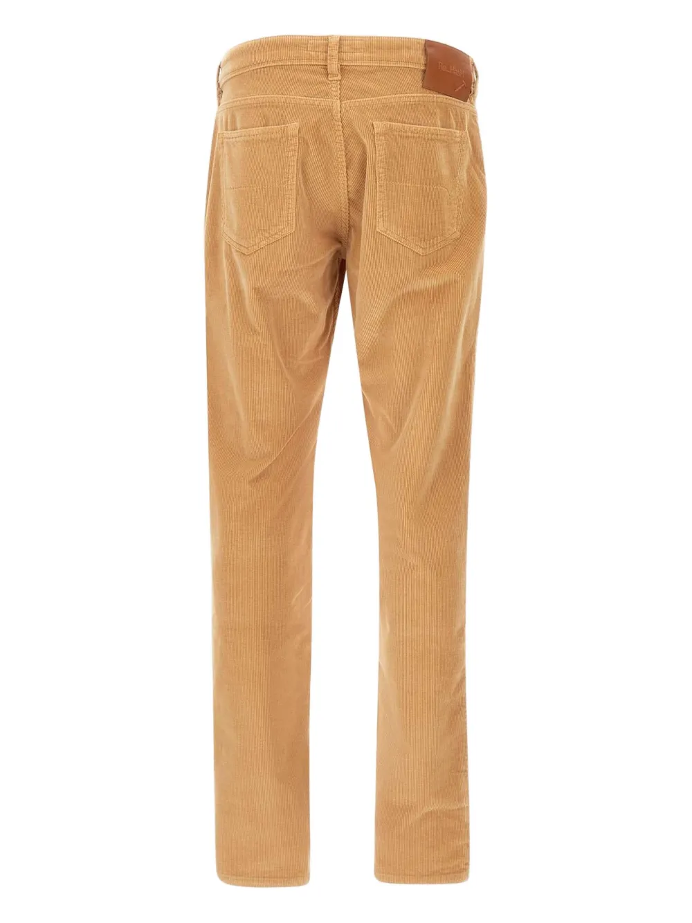 Re-Hash Ribfluwelen regular-fit broek met vijf zakken - Beige