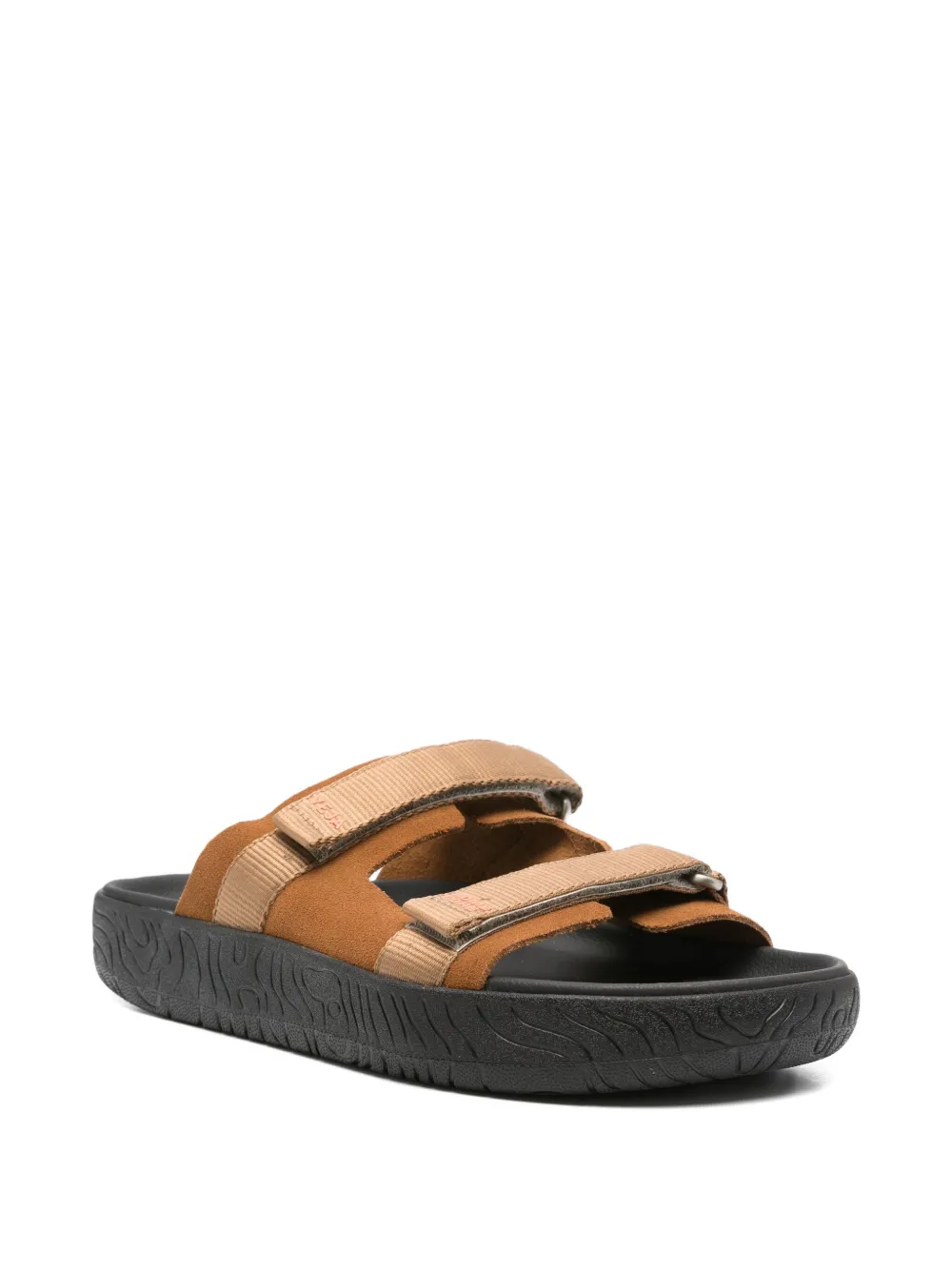 VEJA double-strap suede sandals Brown