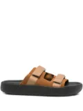 VEJA double-strap suede sandals - Brown