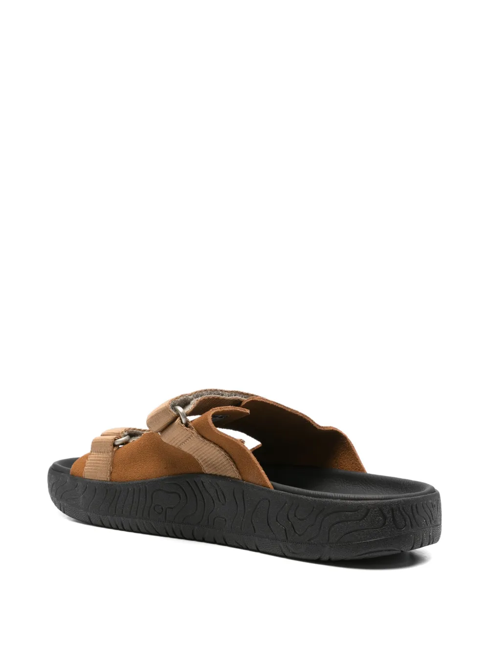 VEJA double-strap suede sandals Brown