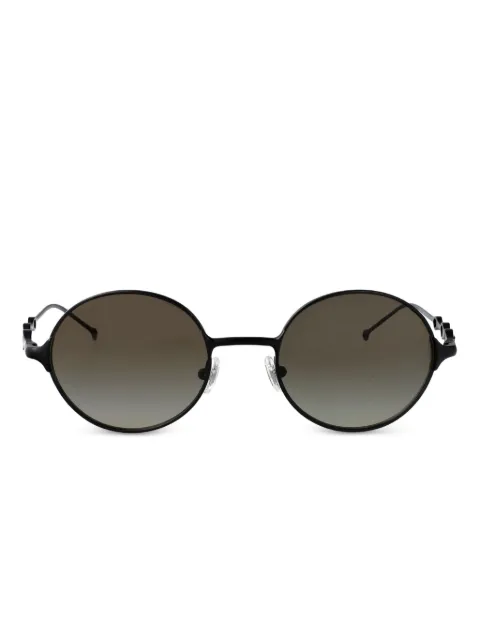 Diesel oval-frame metal sunglasses