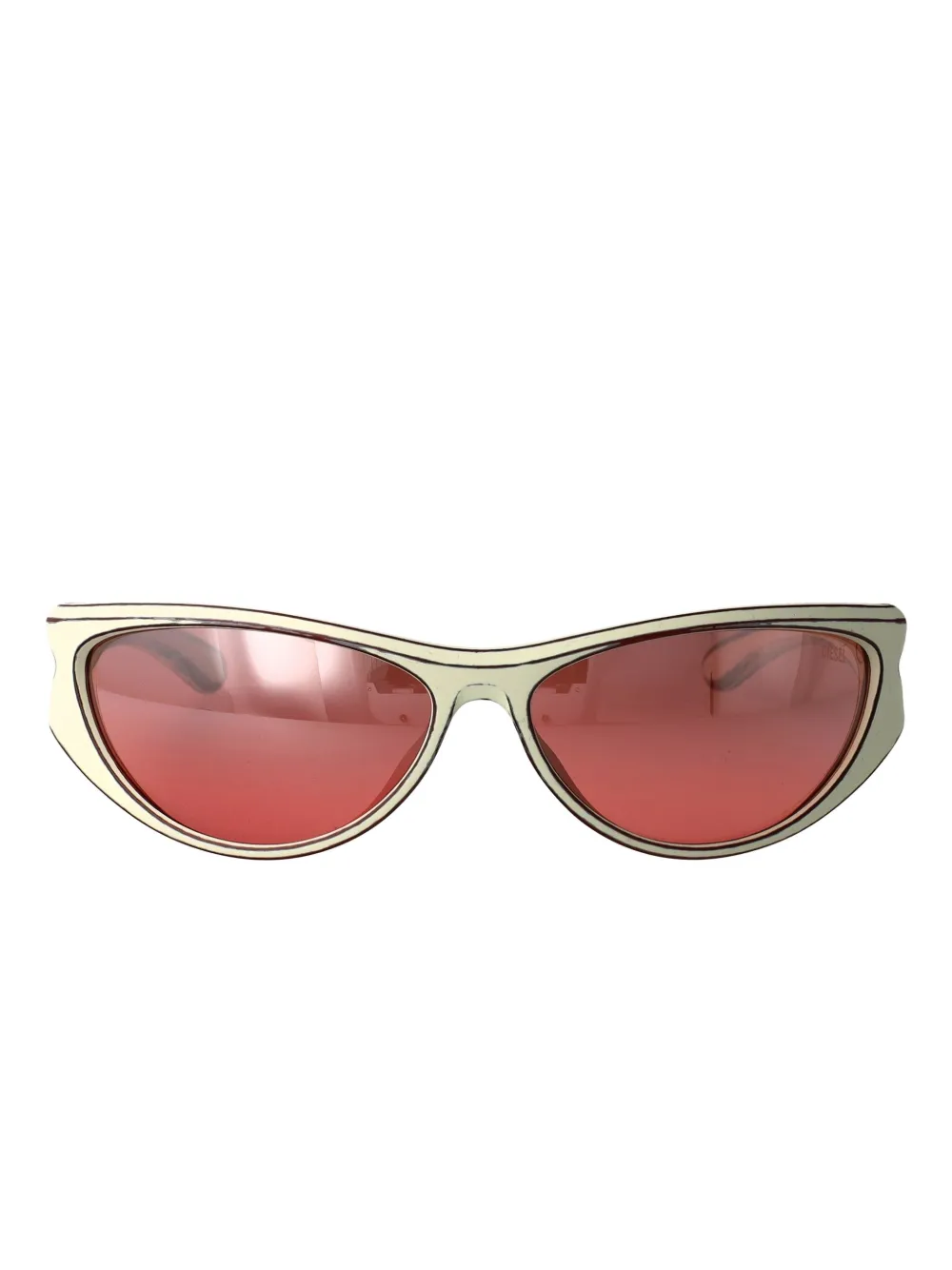 Diesel geometric-frame sunglasses Grijs