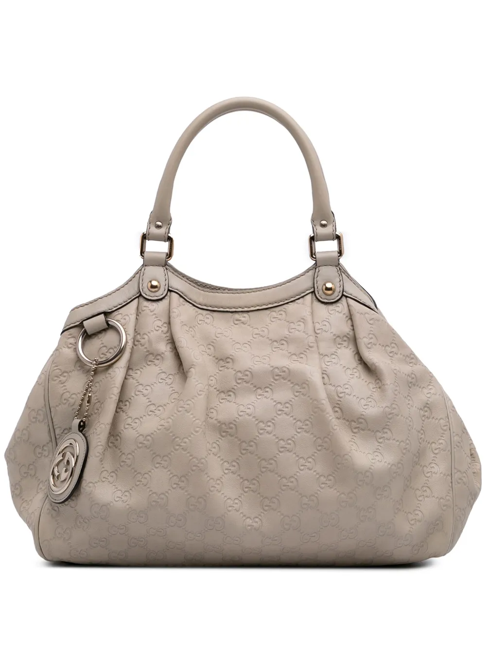 Gucci Pre-Owned 2000-2015 Medium Guccissima Sukey tote bag - ホワイト Gucci Pre-Owned 2000-2015 Medium Guccissima Sukey tote bag - ホワイト