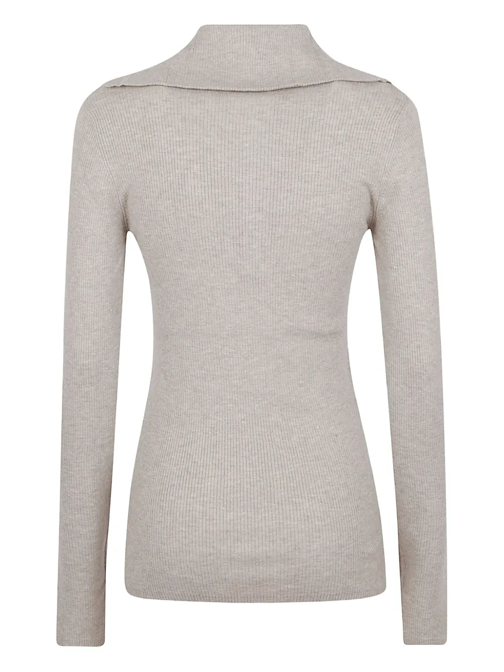 Brunello Cucinelli ribbed-knit sweater Grijs