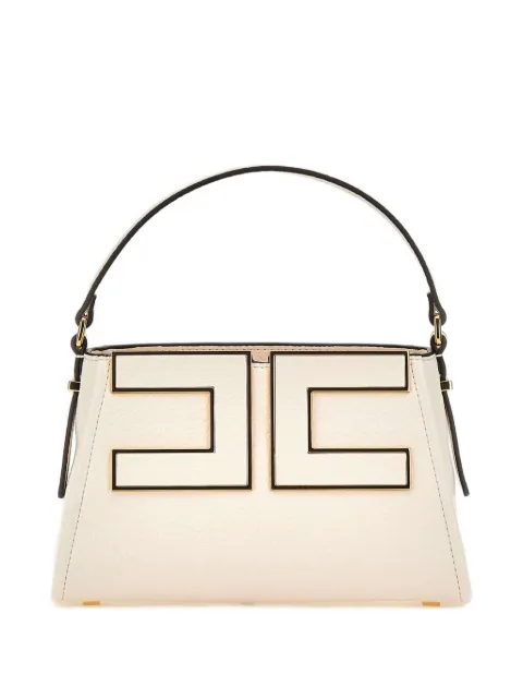 Elisabetta Franchi small logo-plaque top-handle tote bag