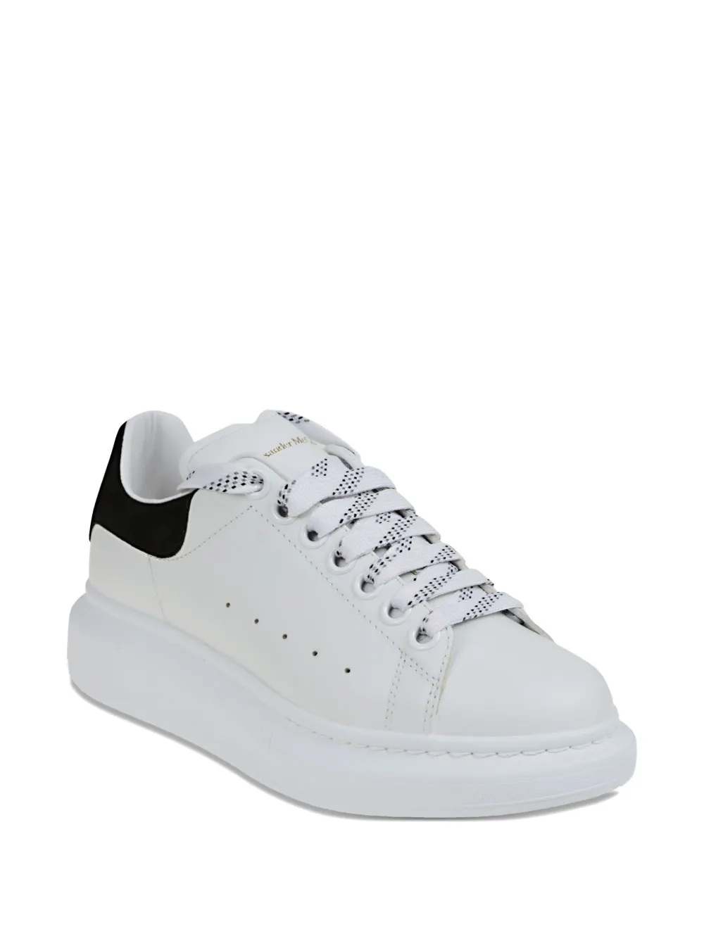 Alexander McQueen Oversized leather sneakers White