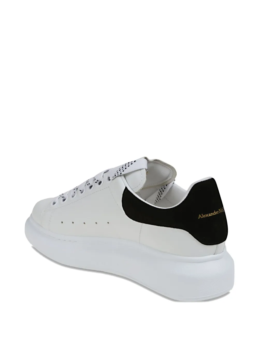 Alexander McQueen Oversized leather sneakers White